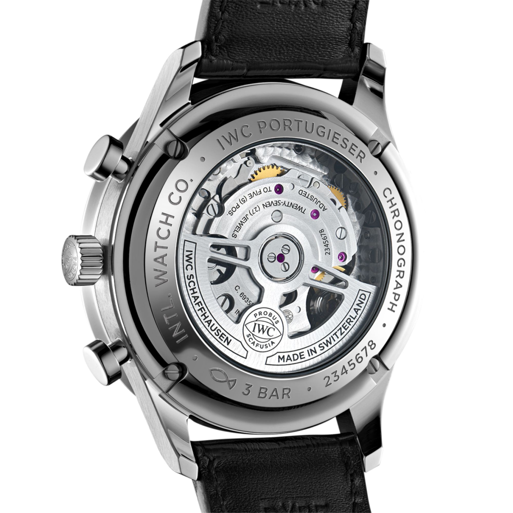 IWC Portugieser Chronograph Rückseite
