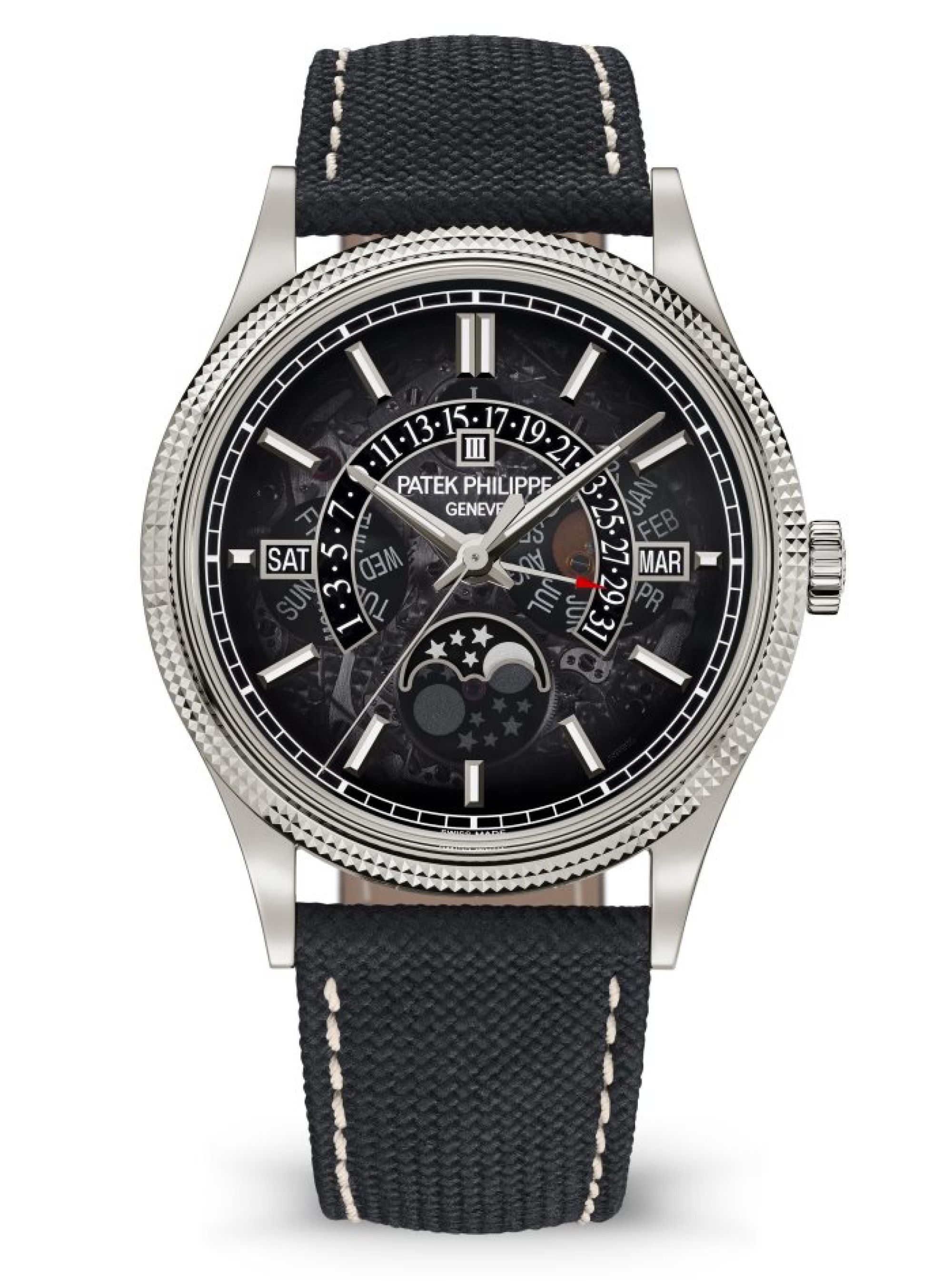 Patek Philippe Ewiger Kalender mit retrogradem Datum. Face