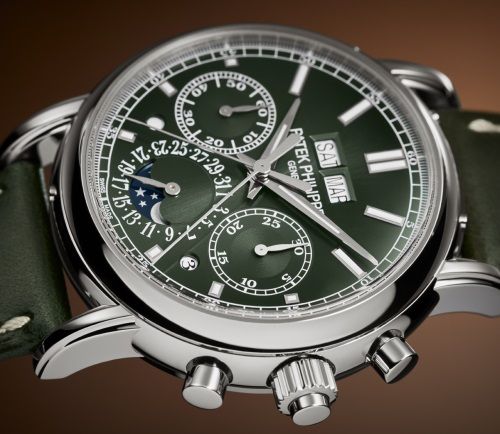 Schleppzeiger-Chronograph, Ewiger Kalender.