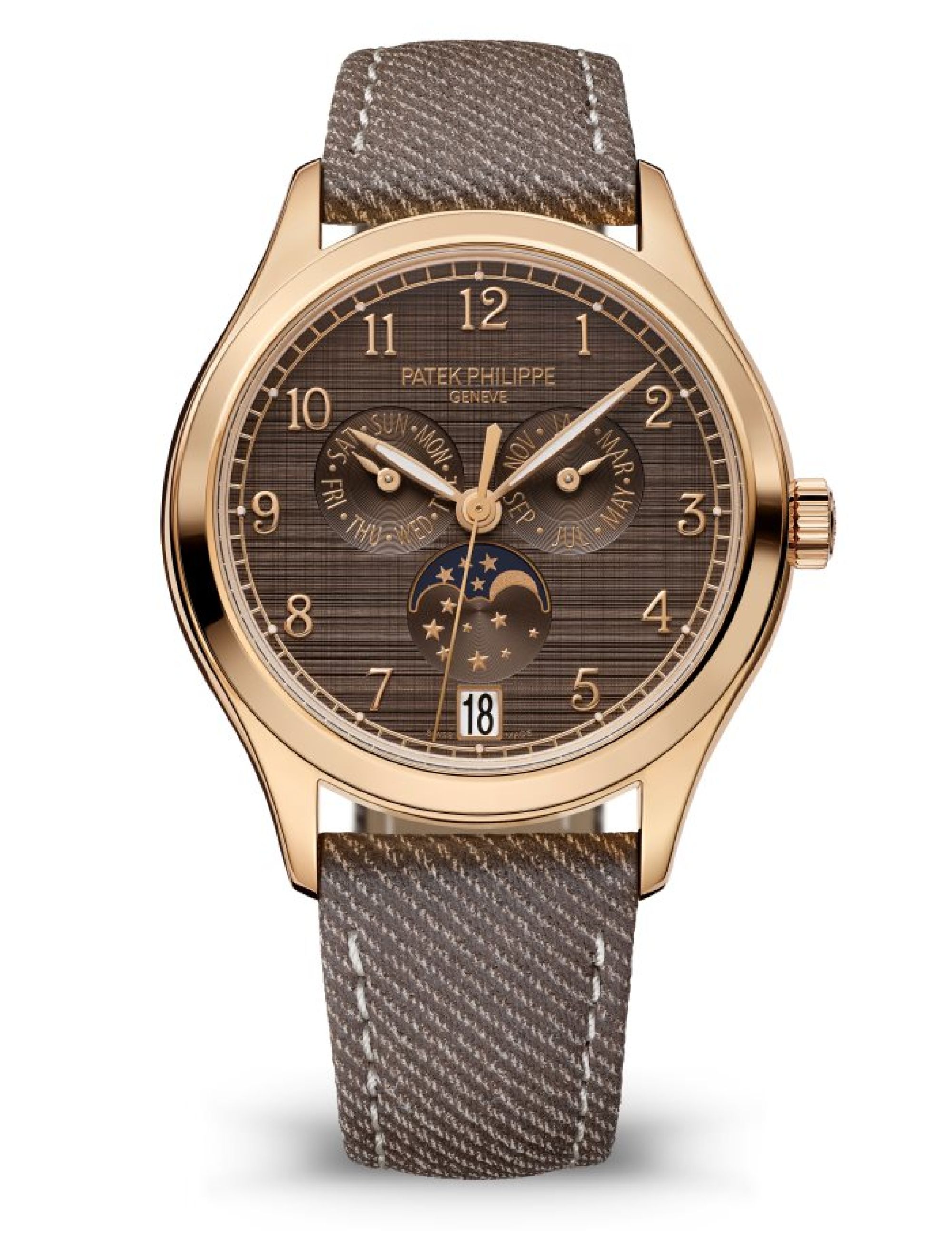 Patek Philippe Jahreskalender, Mondphasen. Face
