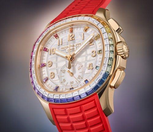Aquanaut Luce Chronograph „Rainbow“.
