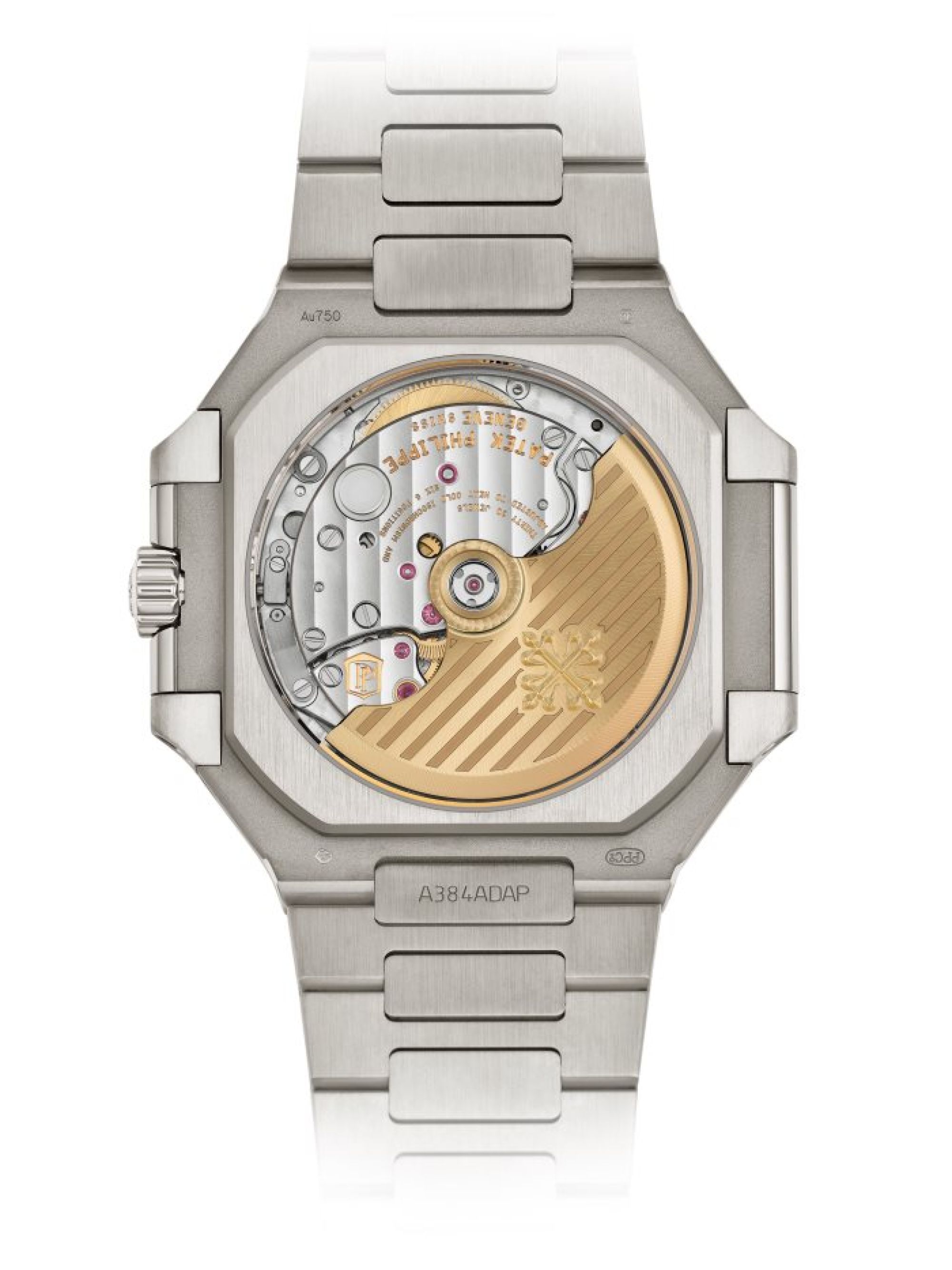 Patek Philippe Datum, Zentralsekunde. Rückseite