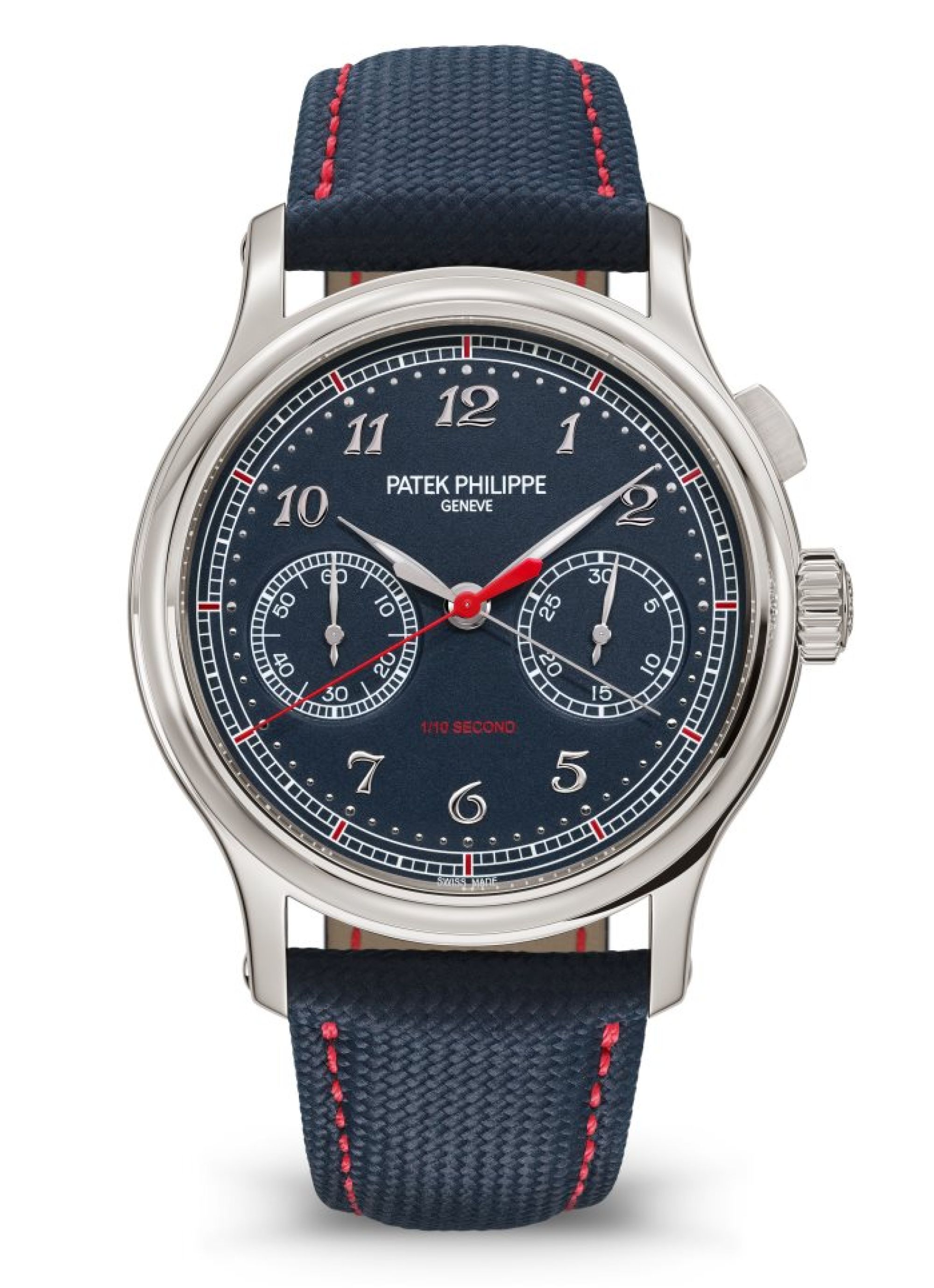Patek Philippe Monopusher-Chronograph mit 1/10-Sekunde. Face
